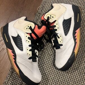 Jordan 5 Retro Sunblush Size 8Y 100% Authentic Pre-Owned No Original Box